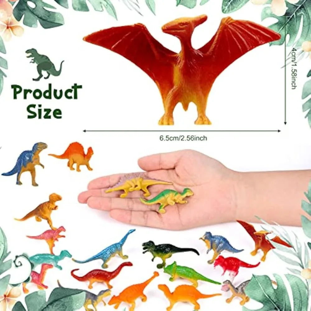 39Pcs Mini Dinosaur Figures - Fun Educational Toys for Kids