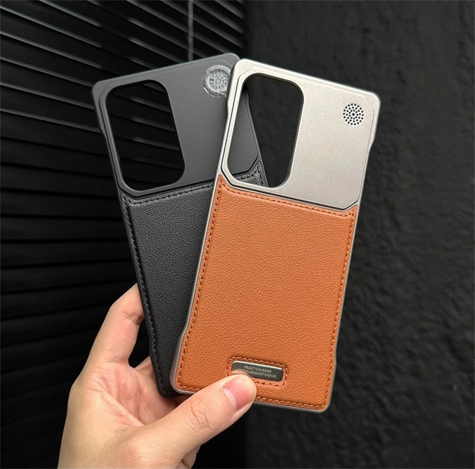 Luxury Magnetic Leather Case for Samsung Galaxy S22-S25 Ultra