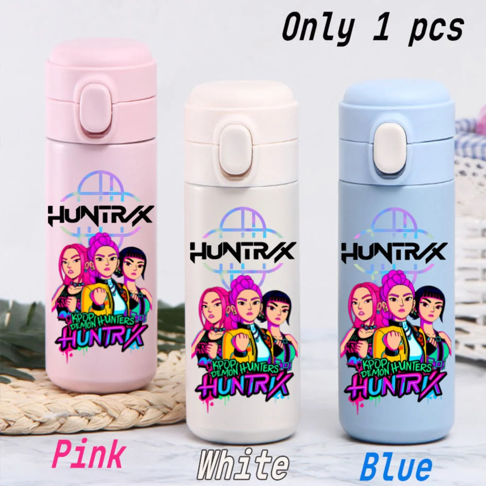 Insulated 420ML K-Pop Travel Drink Bottle - Stylish & Portable