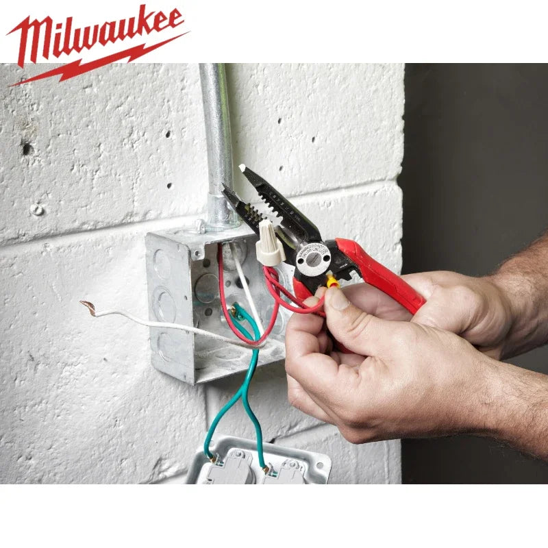 Milwaukee 7-in-1 Multi-Function Wire Stripping Pliers - Durable Manual Tool