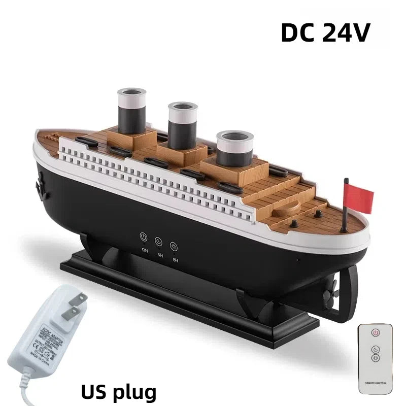 Titanic Ship Model Humidifier & Aroma Diffuser with Remote Control