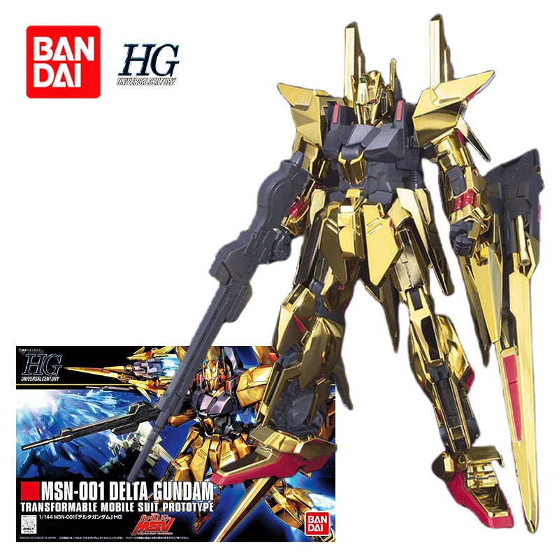 Bandai HGUC 1/144 Delta Gundam Model Kit - Anime Action Figure