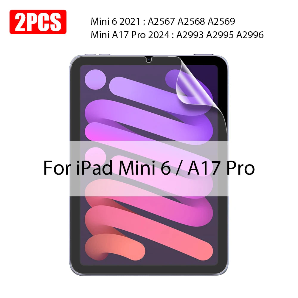 Matte Paper Screen Protectors 2-Pack for iPad Pro, Air & Mini