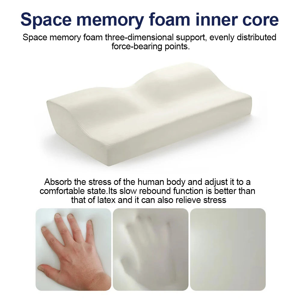 Ergonomic Memory Foam Cervical Pillow for Deep Sleep & Comfort
