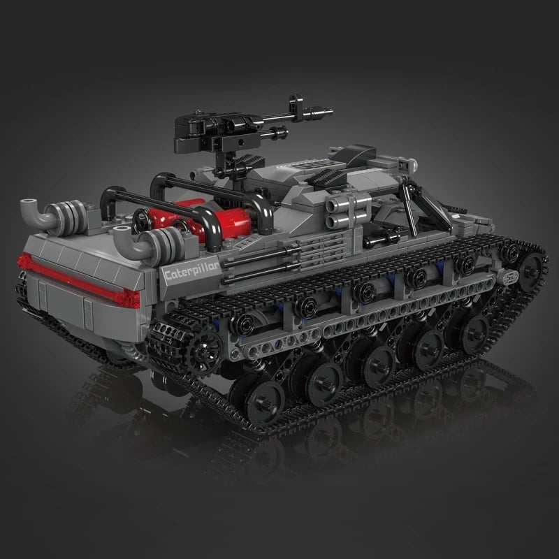 Remote Control All-Terrain Block Tank Model - Fun Building Experience