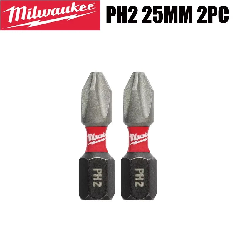 Milwaukee Shockwave PH2 Impact Drill Bits Set - Durable & Versatile