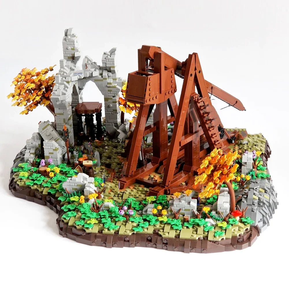 699PCS Trebuchet Building Blocks - Fun Medieval Catapult Model