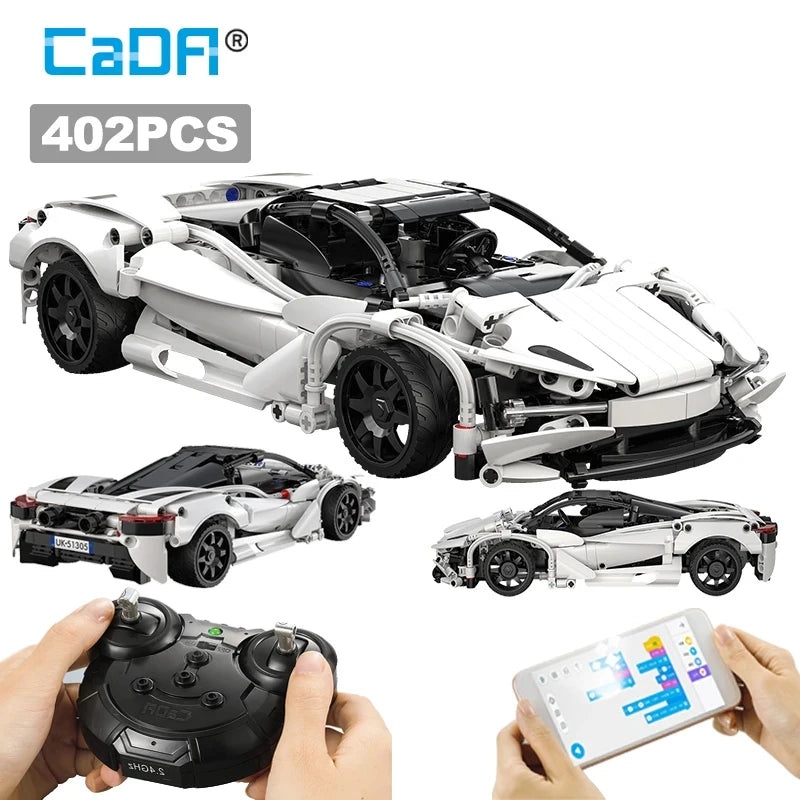 Cada Remote Control Storm Sports Car Building Blocks - STEM Toy