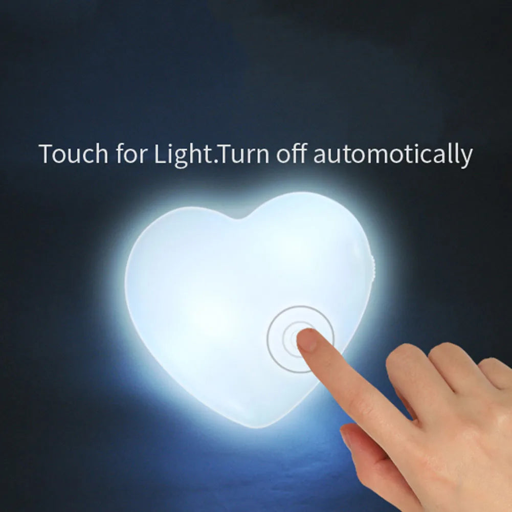 LED Heart & Round Shaped Handbag Light - Creative Keychain Gift