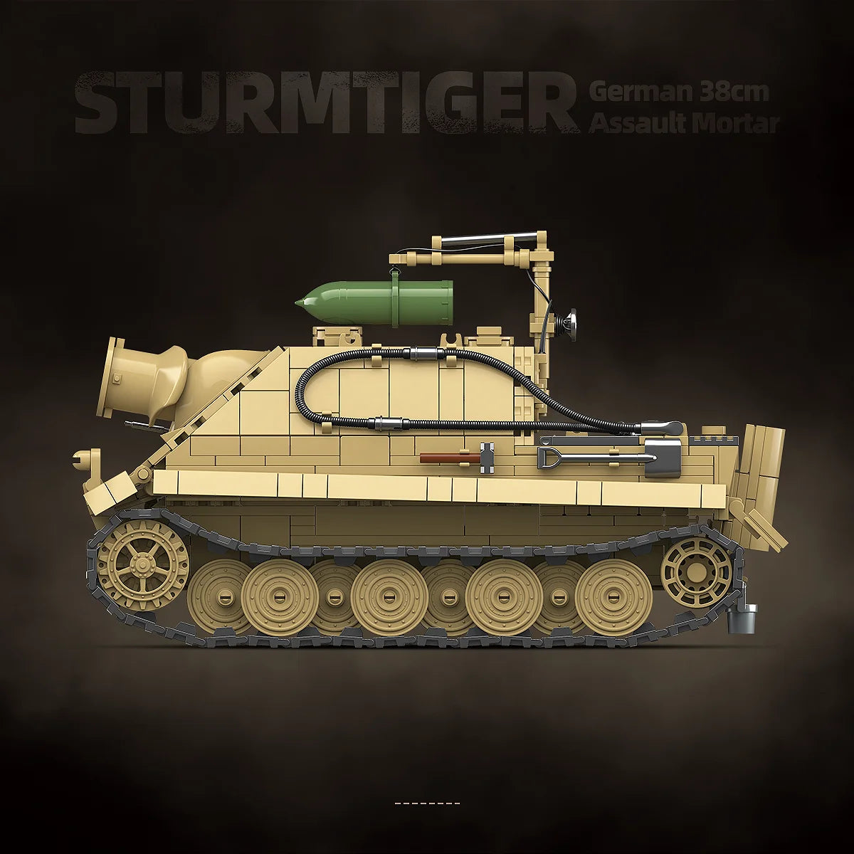 MOULD KING Sturmtiger Tank Building Blocks Model - Engaging Assembly Toy