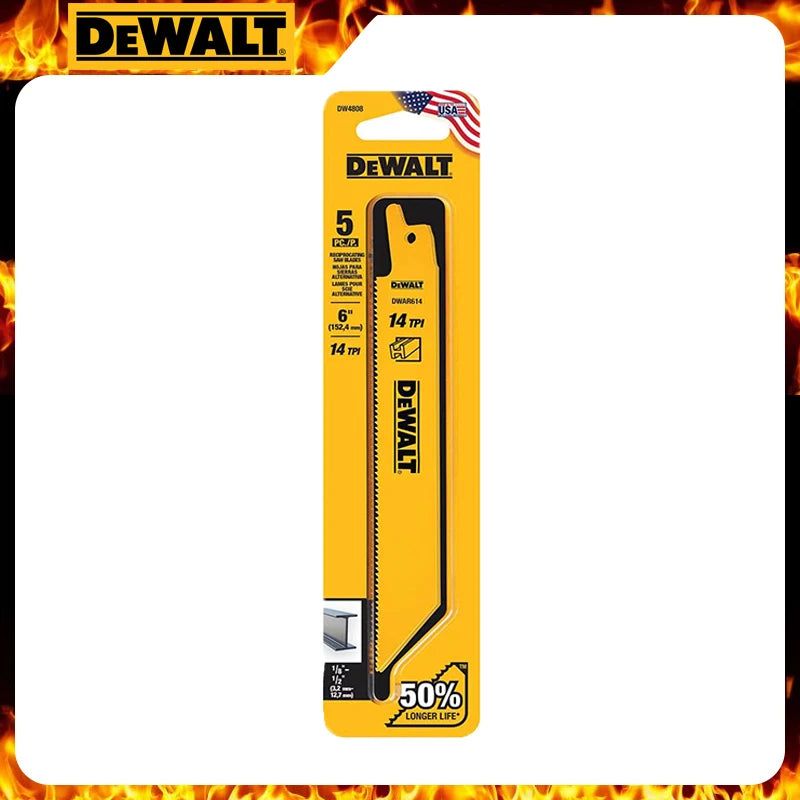 DEWALT Reciprocating Saw Blades - Durable & Versatile Cutting | 6-24 TPI