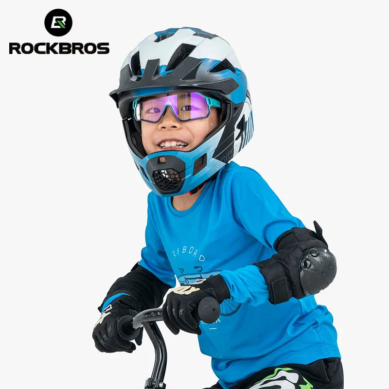 ROCKBROS Kids Photochromic Sunglasses - UV400 Protection & Comfort