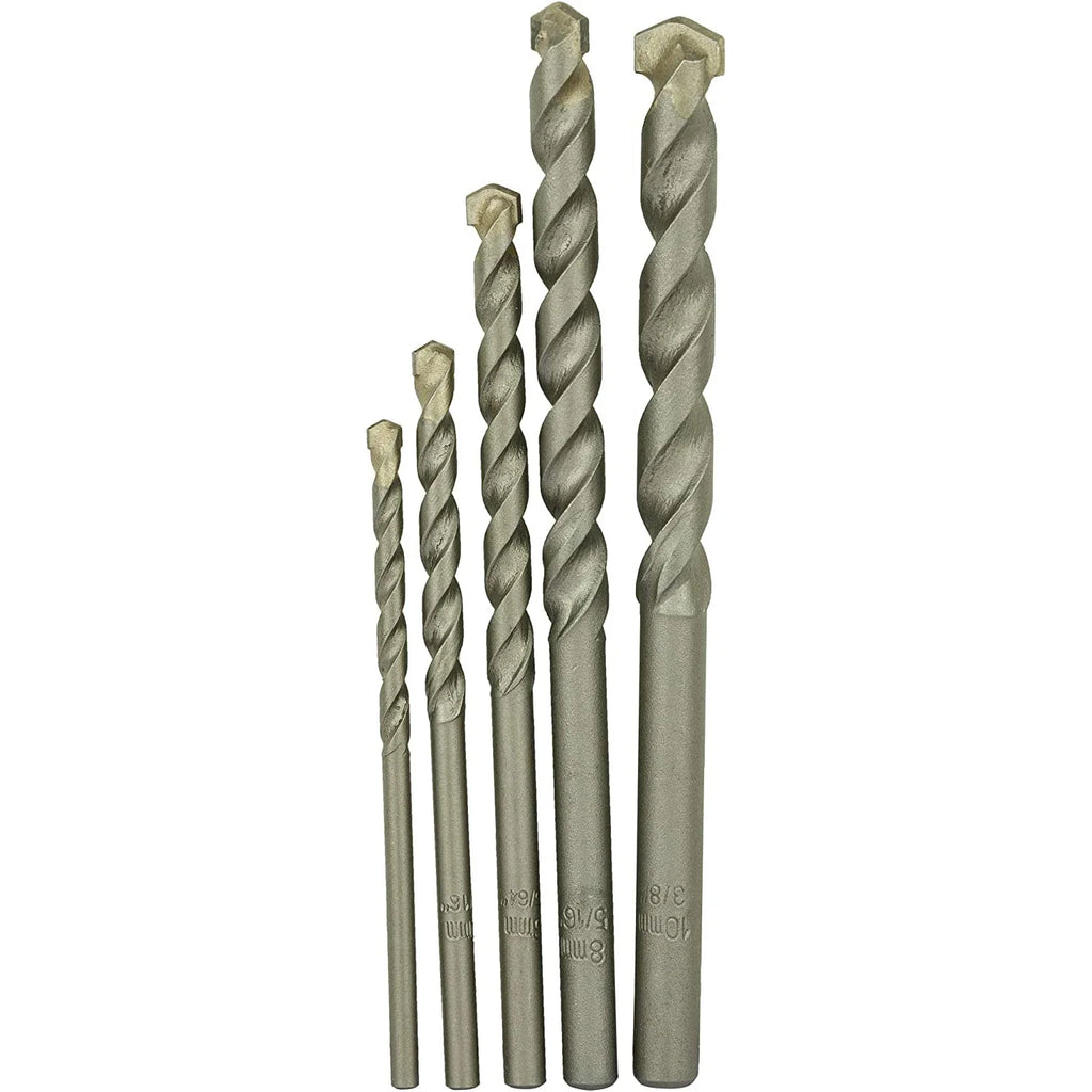 DEWALT 5-Piece Straight Shank Masonry Drilling Set for Tough Jobs