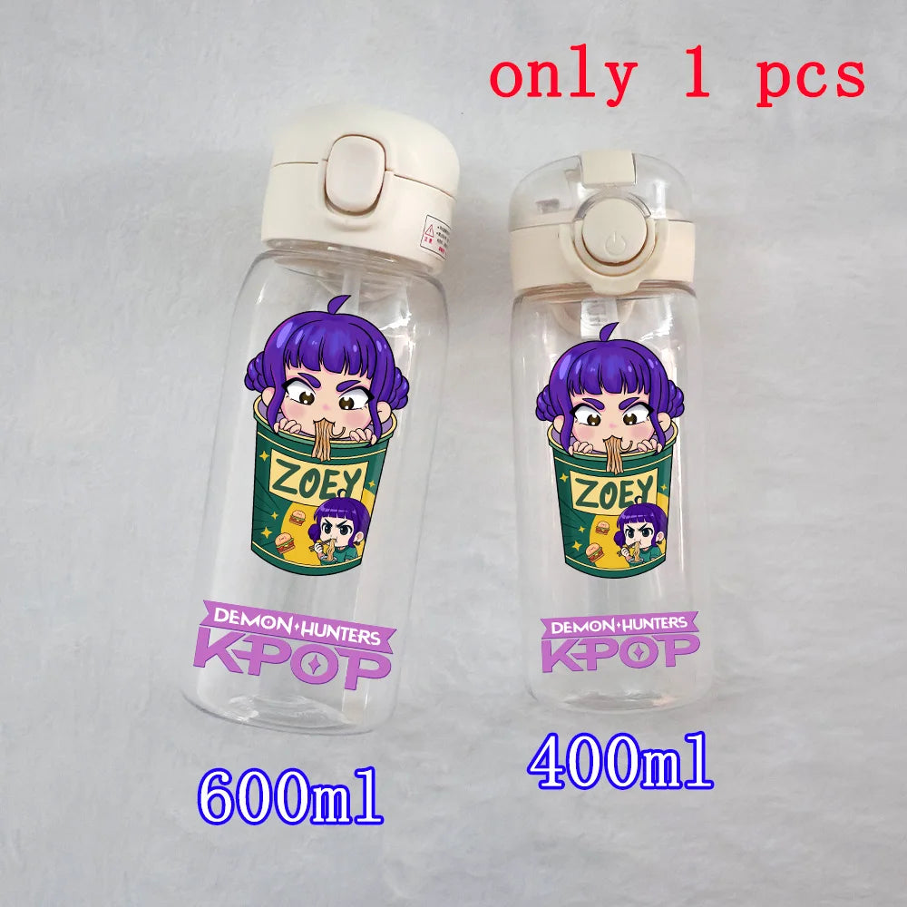 K-Pop Large Capacity Water Bottle - 400ML to 600ML for Fans