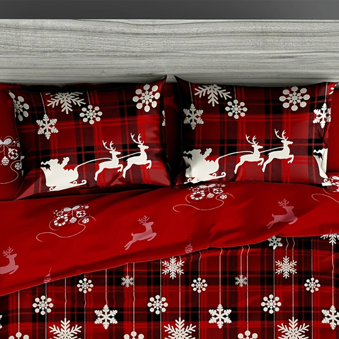 Cozy 3-Piece Christmas Duvet Cover Set | Soft & Hypoallergenic