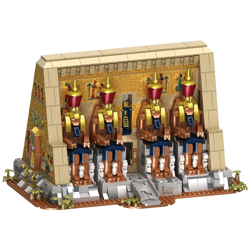 2666PCS Ancient Egyptian Pyramid Building Blocks for Kids