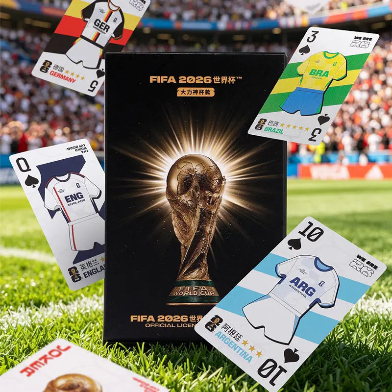 FIFA 2026 World Cup Playing Cards - Two Decks, Linen Texture