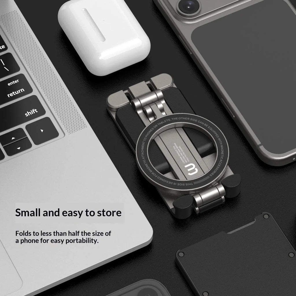 Multifunctional Magnetic Tripod Stand for Phones & Tablets - Foldable Design