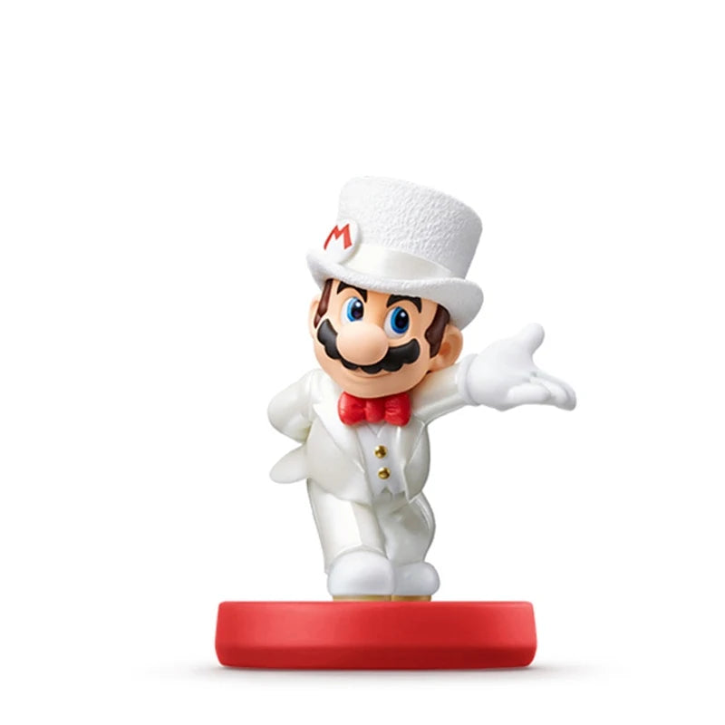 ARTSWIFT Super Mario Wedding Peach Amiibo Figurine for Nintendo Switch