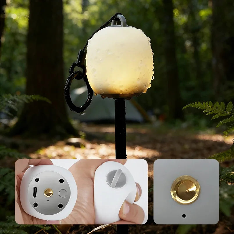 Rechargeable LED Camping Lantern - Lightweight & Dimmable for Outdoor Use