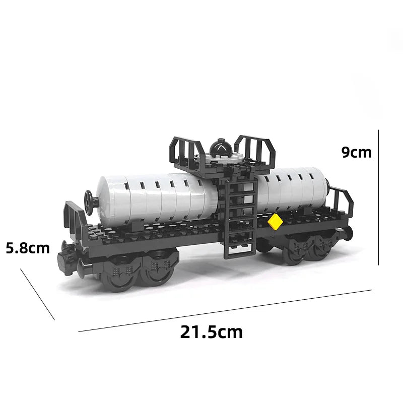 XQ MOC Train Carriage Building Blocks - Eco-Friendly Play Set