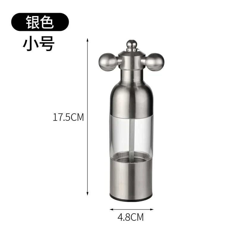 Premium 304 Stainless Steel Manual Pepper Grinder - Eco-Friendly Design