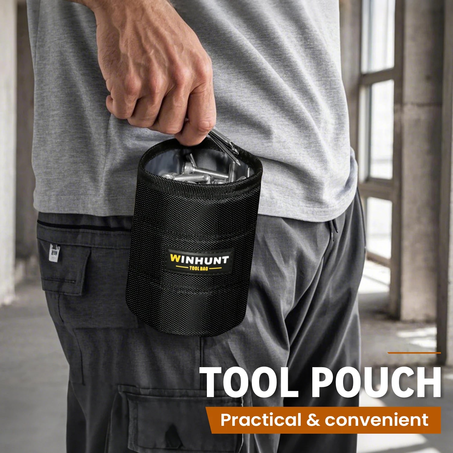 Durable Multi-Functional Tool Belt Pouch - Heavy-Duty Organizer