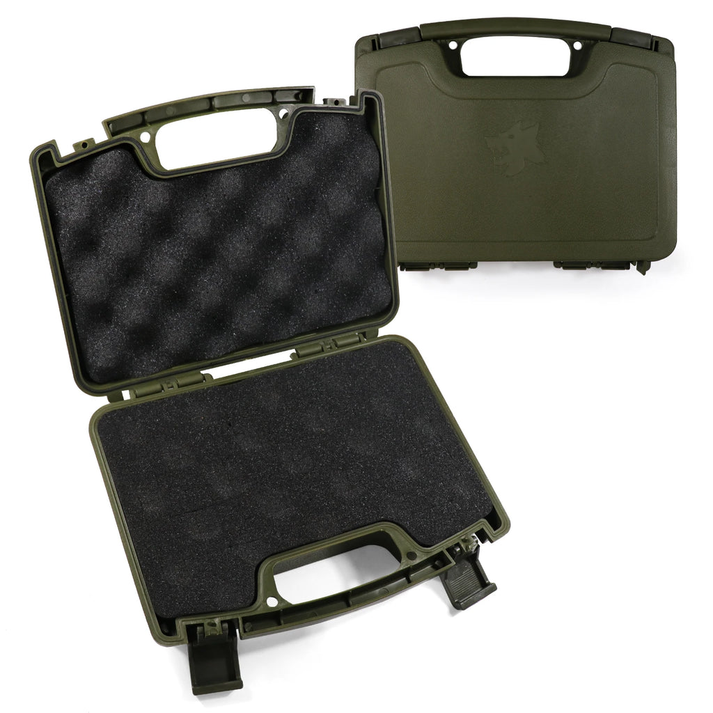 Lockable Waterproof Handgun Case with Foam for Safe Storage