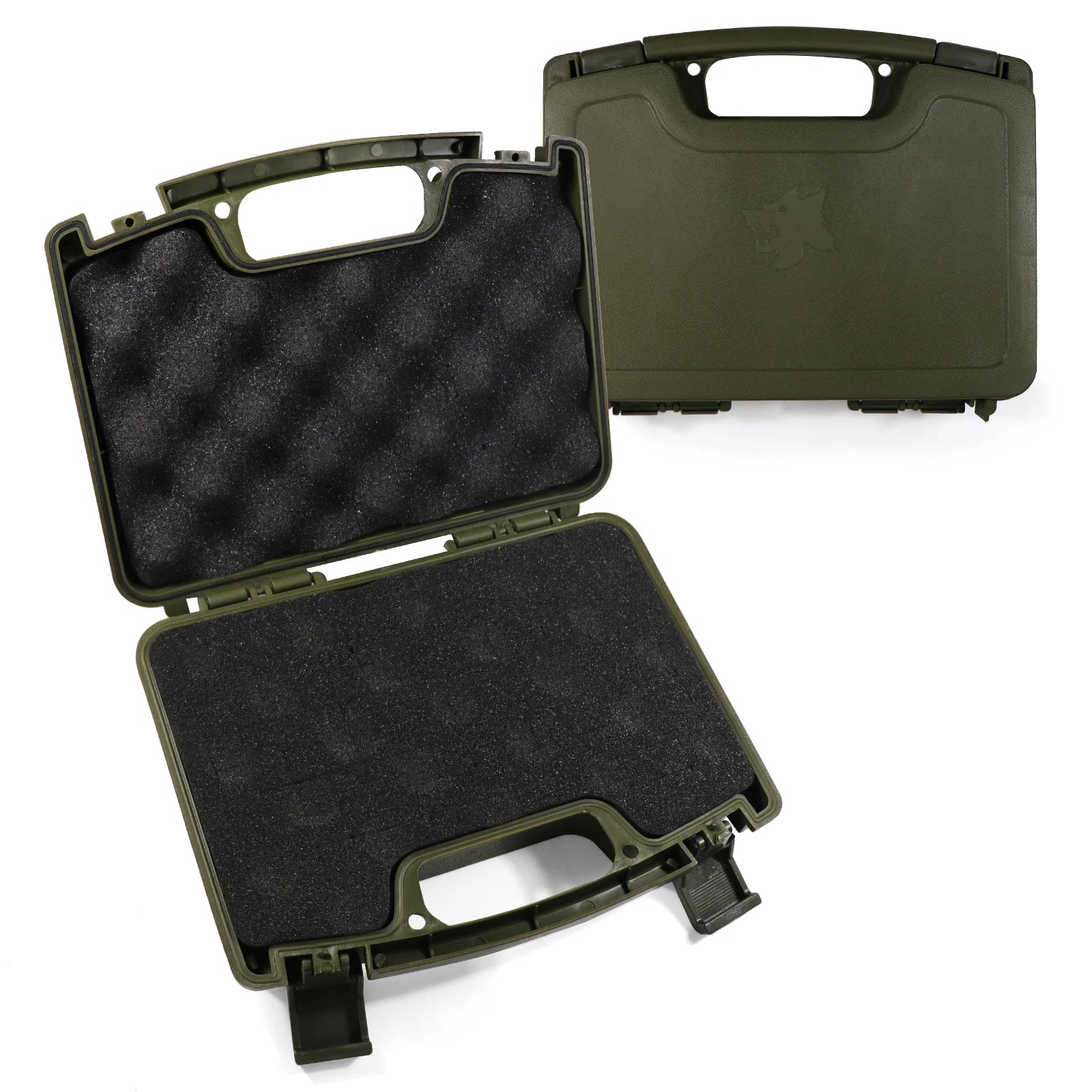 Lockable Waterproof Handgun Case with Foam for Safe Storage