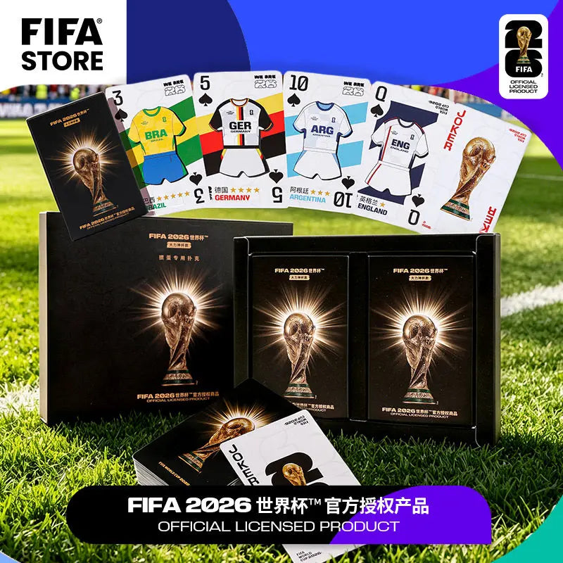 FIFA 2026 World Cup Playing Cards - Two Decks, Linen Texture