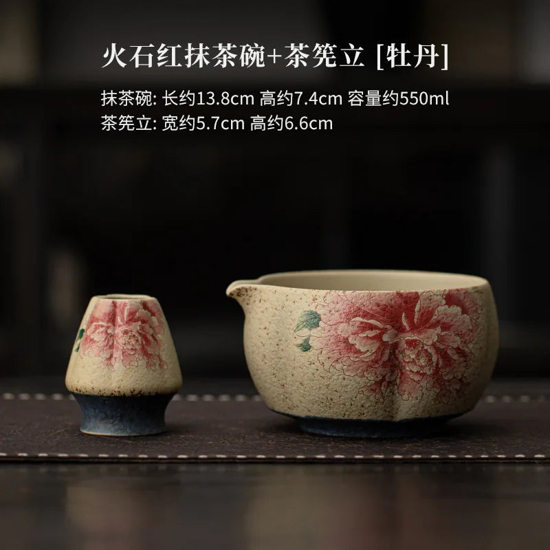 Japanese Matcha Making Set with Bamboo Whisk & Bowl - Artisanal Tea Tools