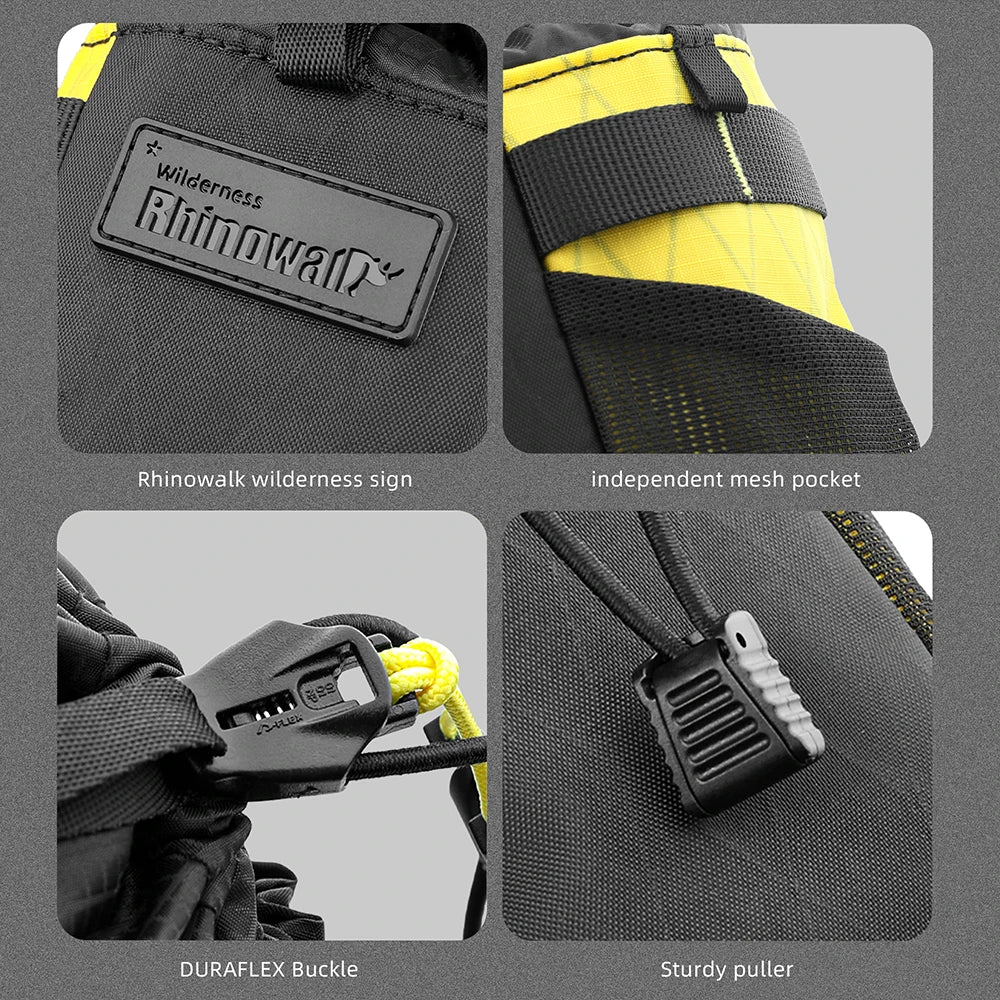 Rhinowalk Waterproof Bicycle Water Bottle Bag - Insulated Handlebar Pouch