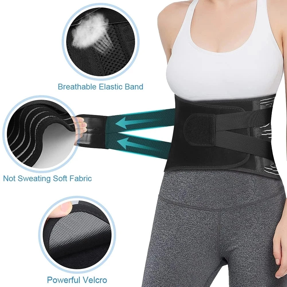 Adjustable Lumbar Support Belt | Pain Relief & Comfort