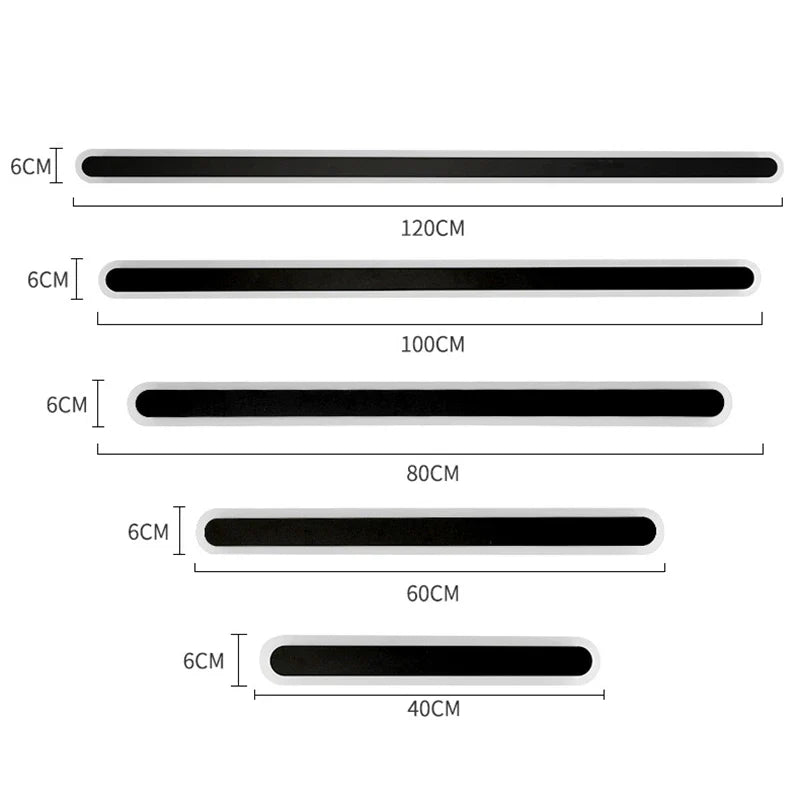 Smart LED Linear Wall Light - Dimmable & App Controlled Sconce