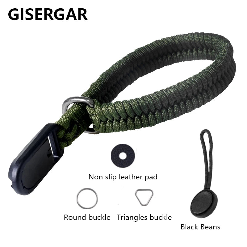 Adjustable Hand-Braided Camera Wrist Strap for Nikon, Canon, Sony