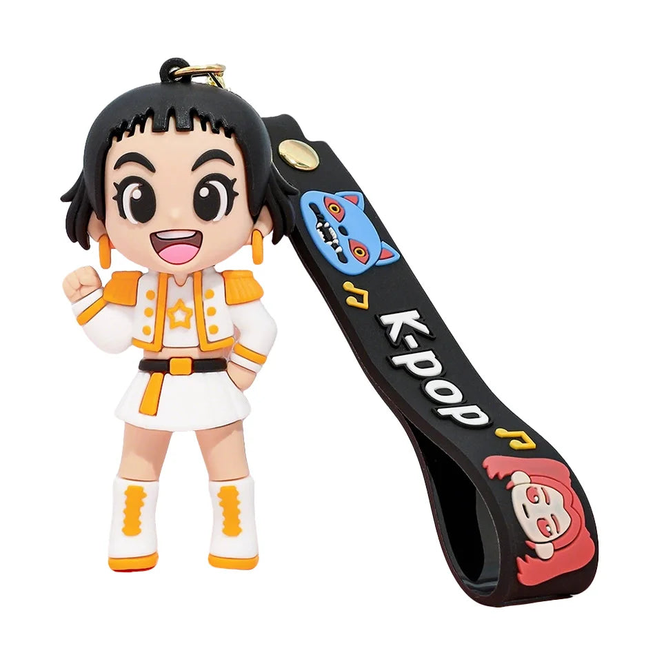 Cute 3D Printed Anime Keychains - Perfect Gift for Fans!