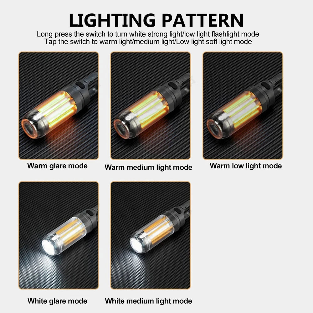 Super Bright LED Rechargeable Camping Lantern - 5 Modes Portable & Waterproof
