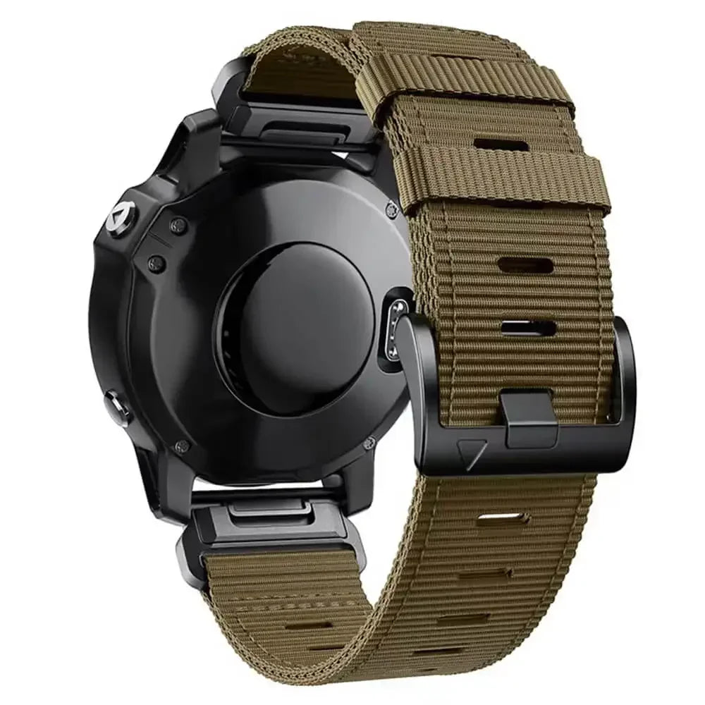 QuickFit 22mm/26mm Nylon Band for Garmin Watches - Durable & Stylish