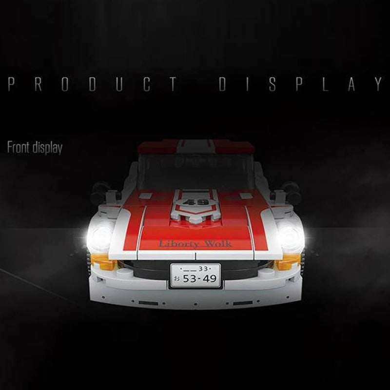 100149 Super Sport Vehicle Model Building Block Set - 330PCS