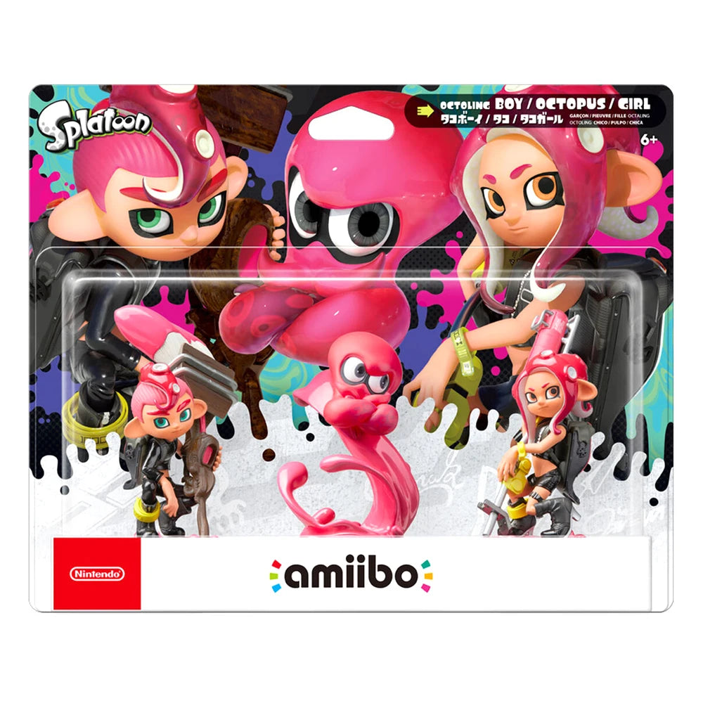 ARTSWIFT Amiibo Splatoon Series Inkling Boy & Girl Figures - NFC