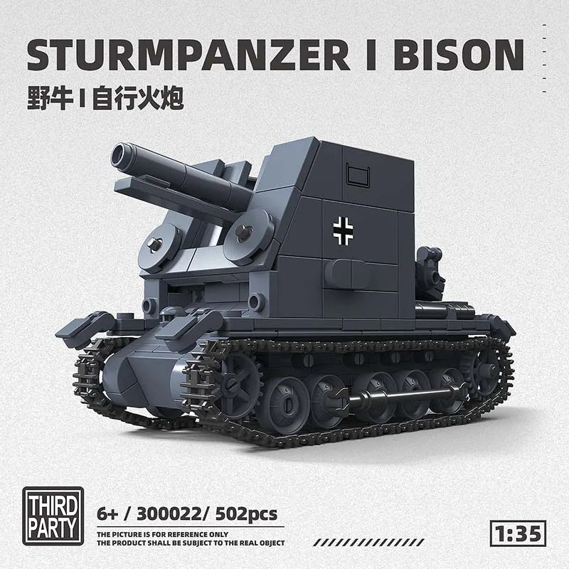 M3A1 Stuart Tank Building Blocks - Fun & Educational Car Toy