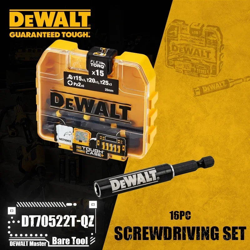 DEWALT 16PC Extreme FLEXTORQ Screw Driving Set - Durable & Efficient