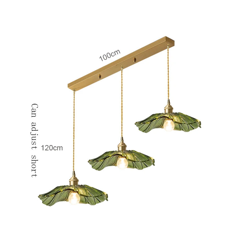 Elegant Retro French Glass Pendant Chandelier for Stylish Spaces