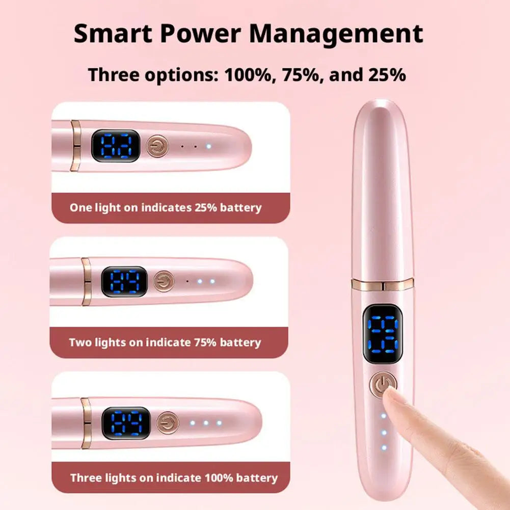 Rechargeable Heated Eyelash Curler with Digital Display & 3 Temperatures