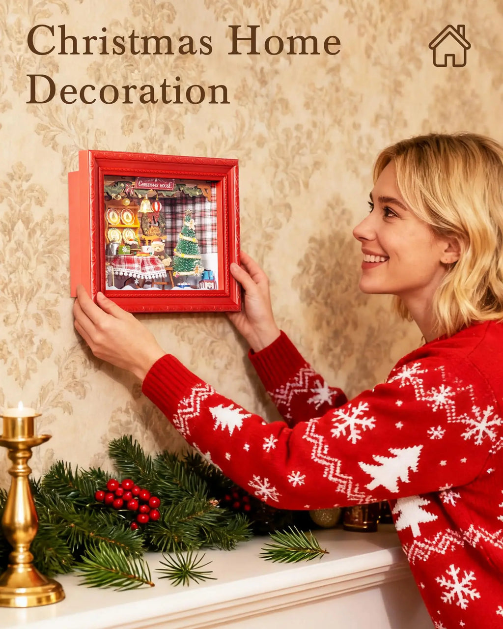 Rolife 3D LED Christmas Diorama Puzzle Kit - Festive Home Decor