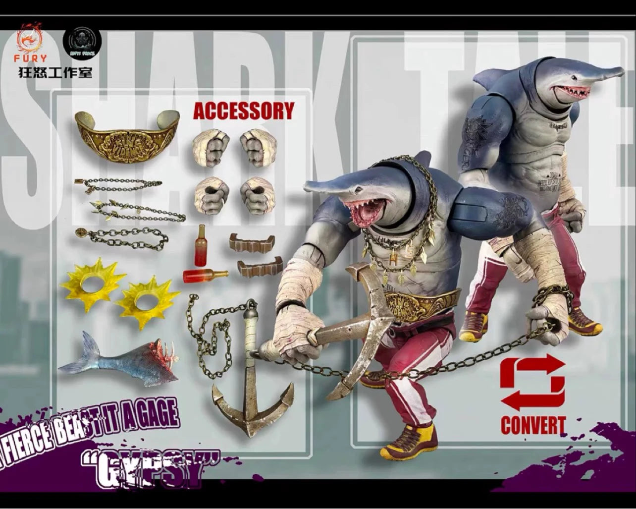 Fury Toys 1/12 Action Figure - Arthur Gypsy Billy Model