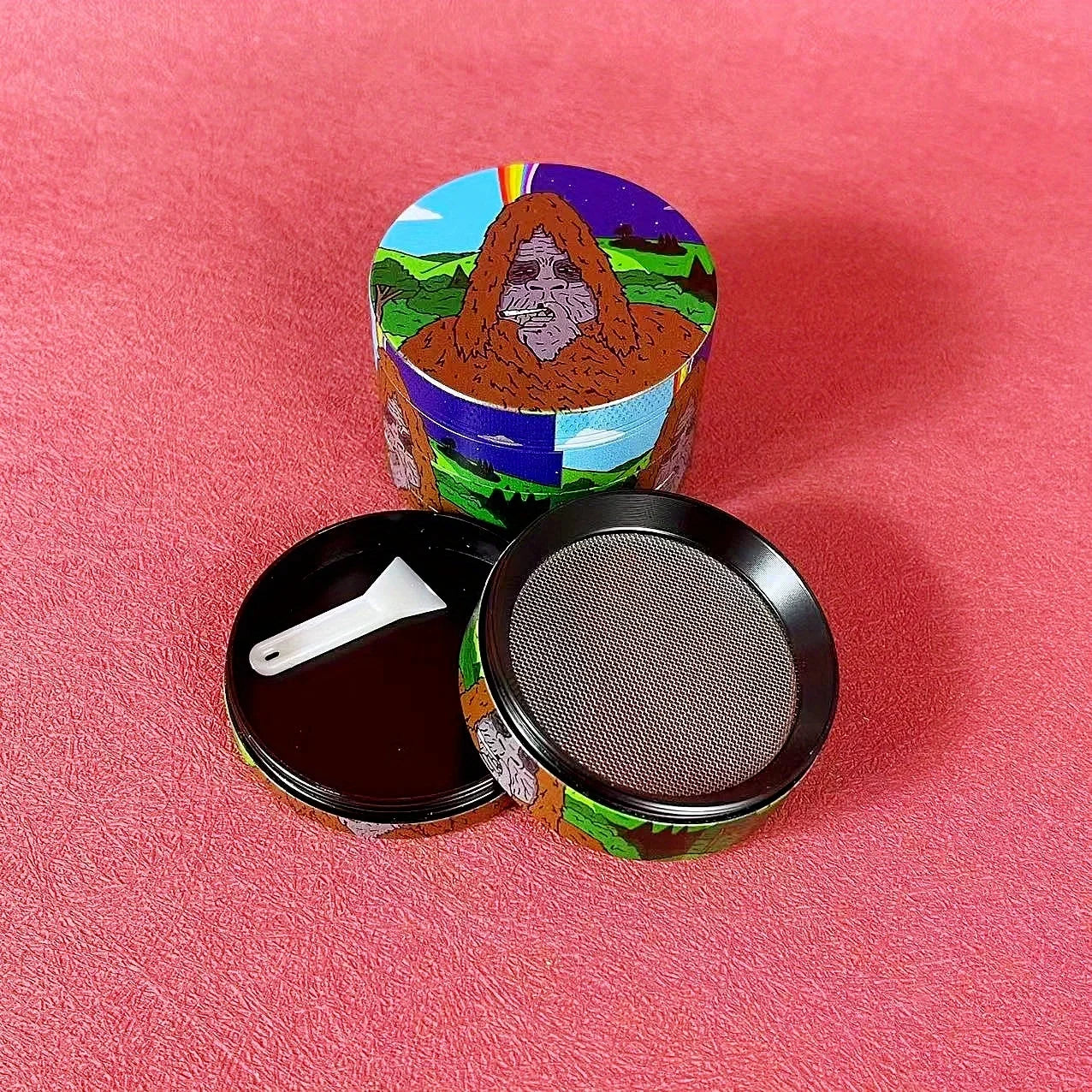 2-Inch Manual Herb Grinder - Compact Spice Mill for Kitchen & Travel