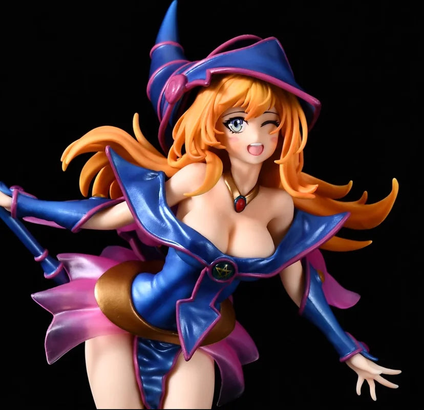 Dark Magician Girl PVC Figure - Collectible Anime Doll & Desktop Decor