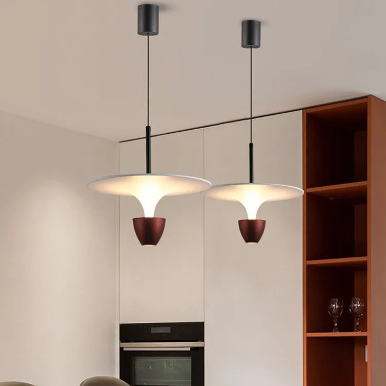 Nordic LED Pendant Light - Modern UFO Design for Stylish Spaces