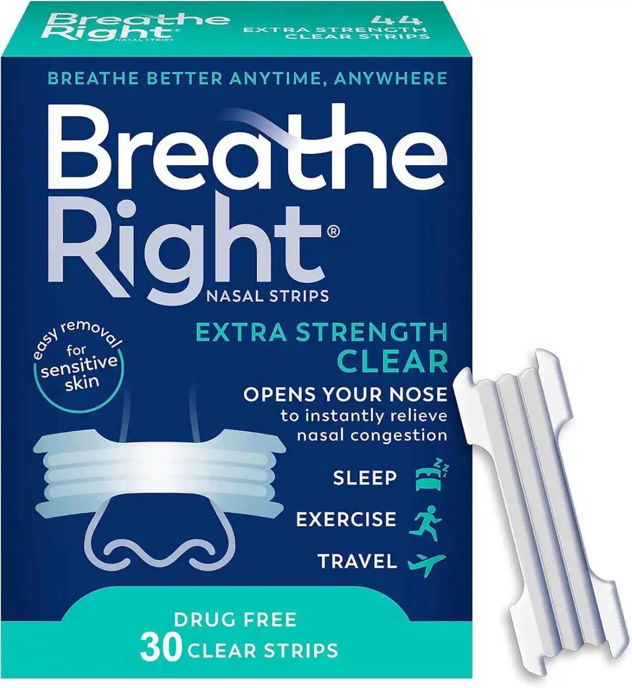 30/60/90 Pcs Anti-Snoring Nasal Strips for Better Sleep & Breathing